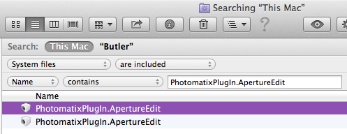 Searching Aperture Plugin file